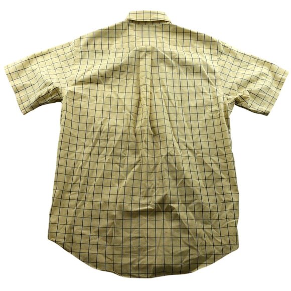Brooks Brothers Mens Shirt Medium Non-Iron Short Sleeve Button Down Checkered - Picture 2 of 9